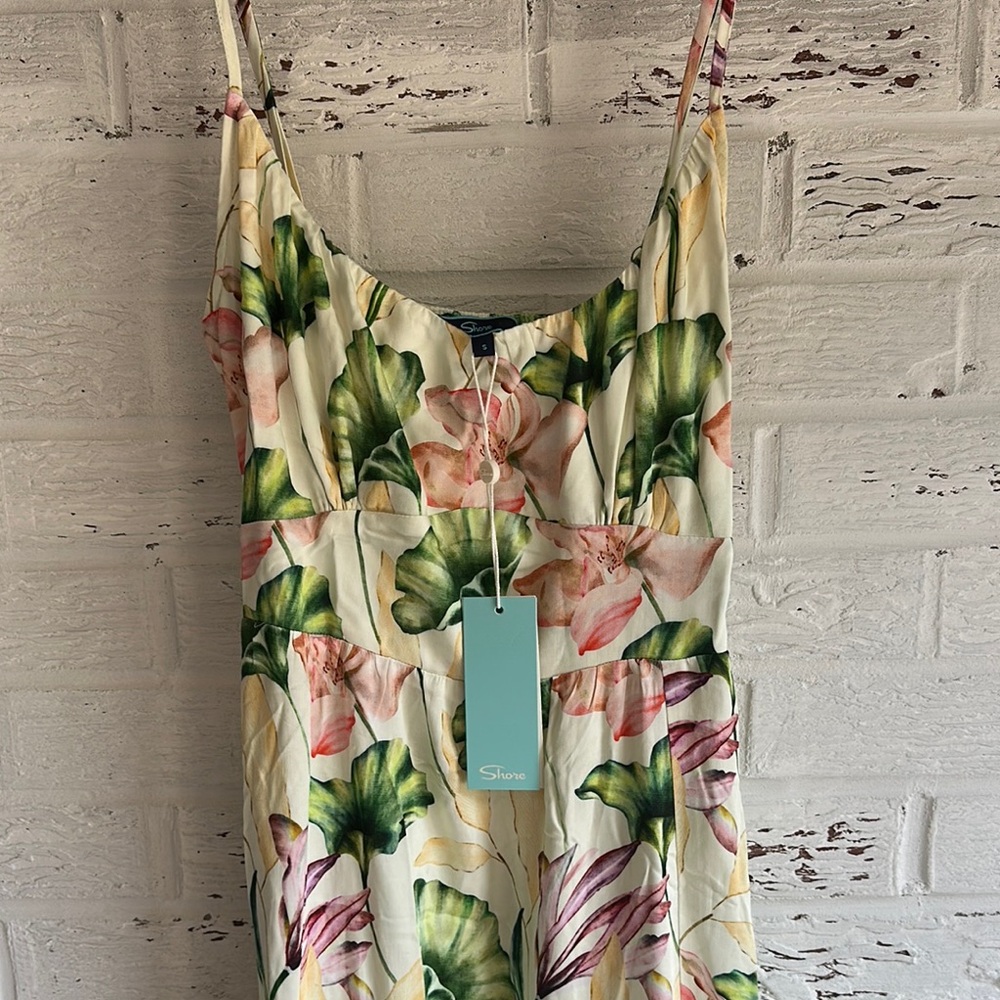 Floral Spaghetti Strap Dress